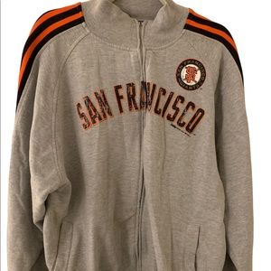 Mens SF Giants Full Zip Jacket Sz Large